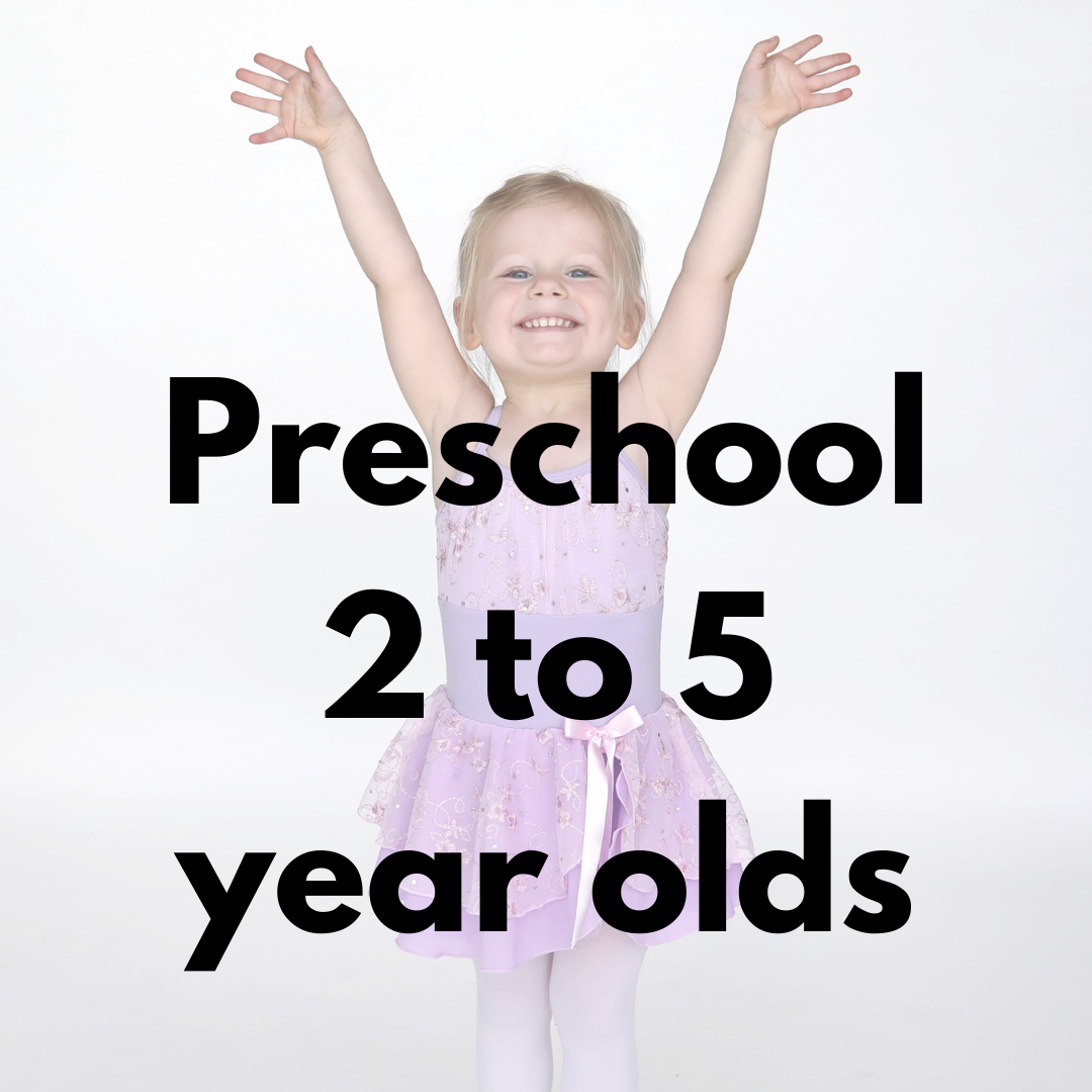 Preschool dancer 2 to 5 years old